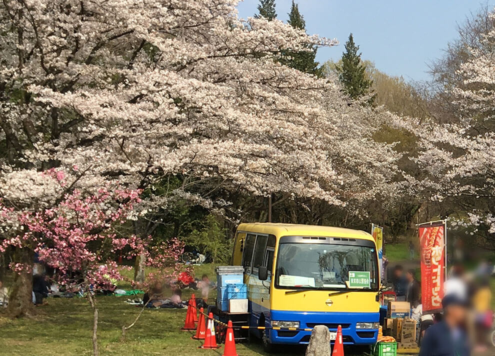 桜ヶ丘公園祭りに来ていたキッチンカー