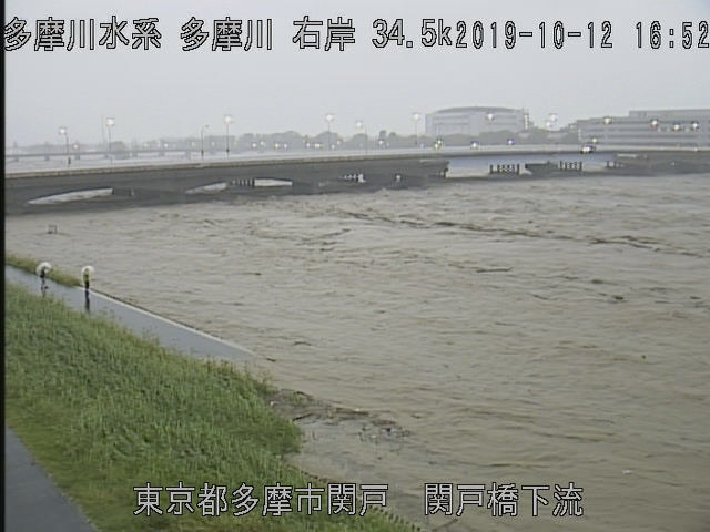 浅川 氾濫