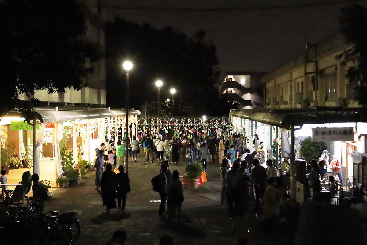 豊ヶ丘・貝取商店街に夜市が出現！ランタンフェスティバル2021『ニューヨイチ』など6日目レポート！