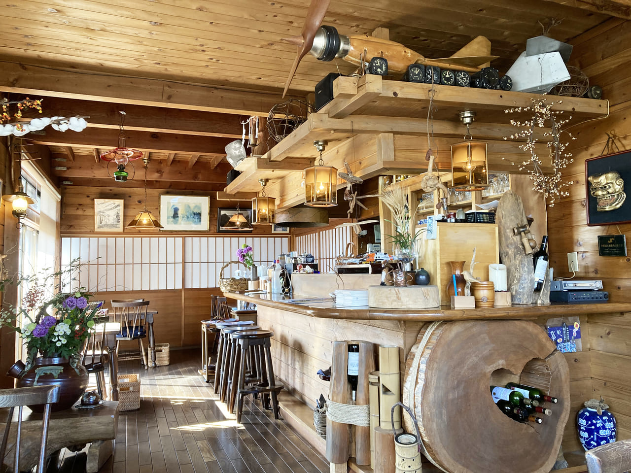 乞田の隠れ家カフェ『木の香』で 一人時間を過ごす