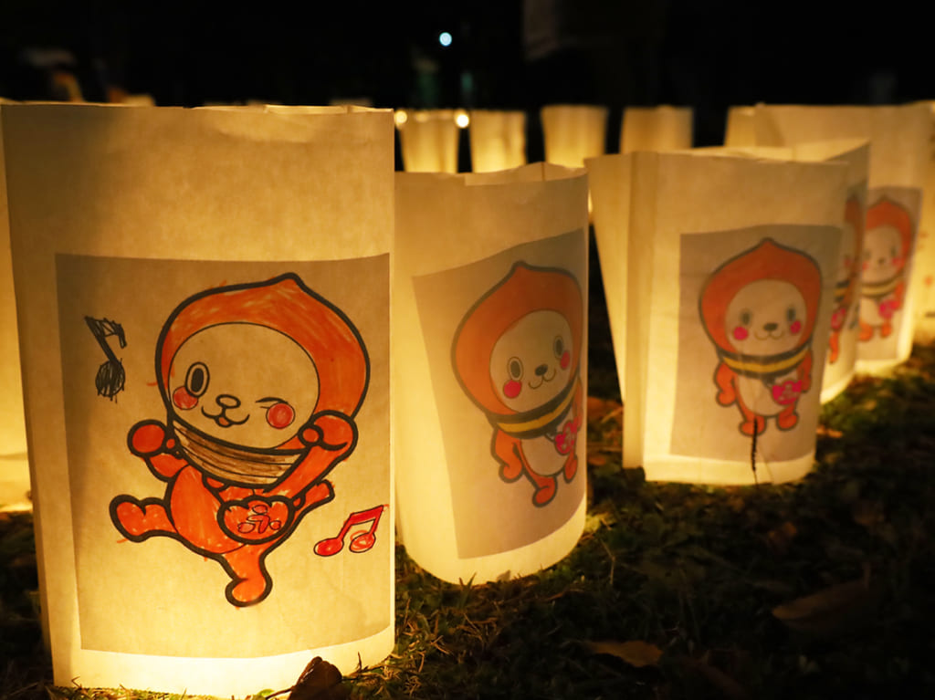 子どもたちによる光の祭り「夢灯り2022」が永山南公園で開催されました