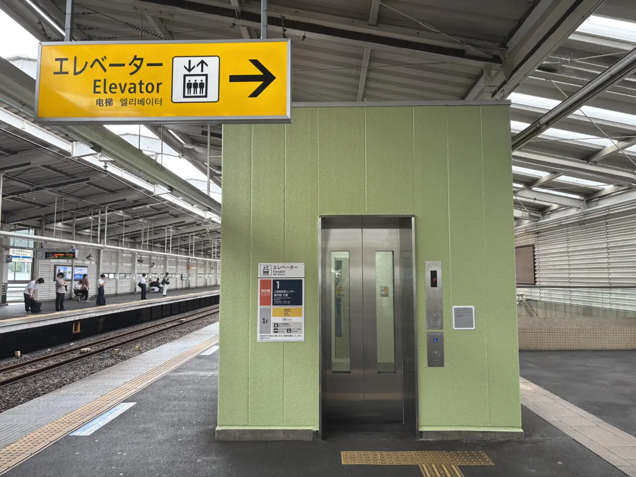 更新工事後新しくなったエレベーター