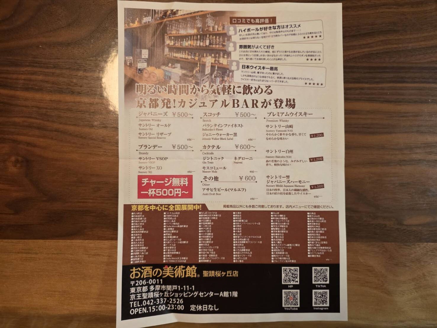 オープン前から注目されていたお酒の美術館聖蹟桜ヶ丘店