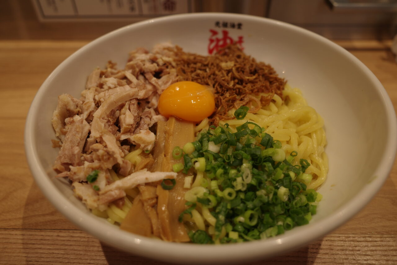 「元祖油堂　多摩センター店」油そばB