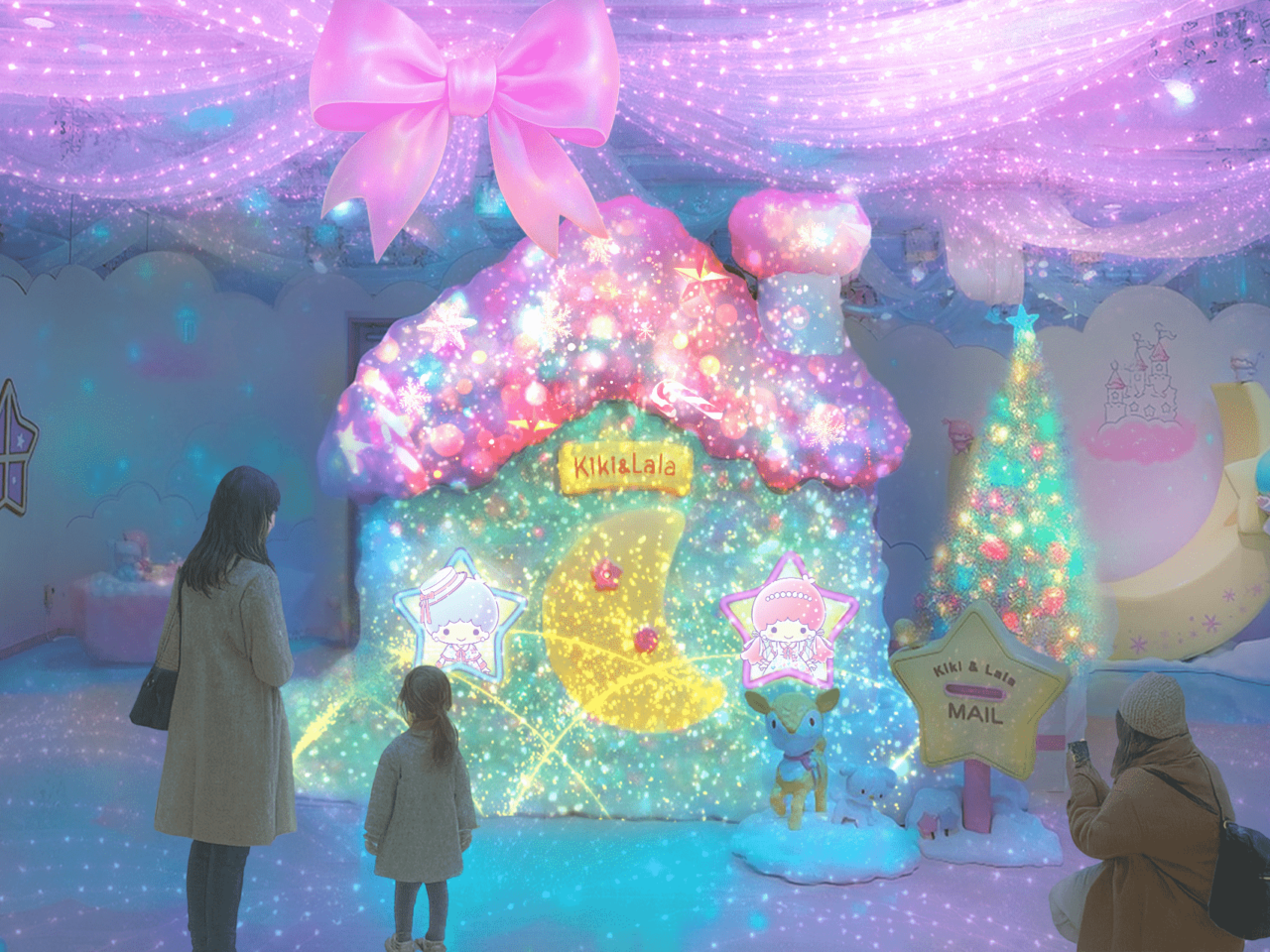 【多摩市】キキ&ララの誕生50周年を記念したイルミネーションイベント、"Twinkle Gift Night" が11月7日から12月25日まで開催されます！