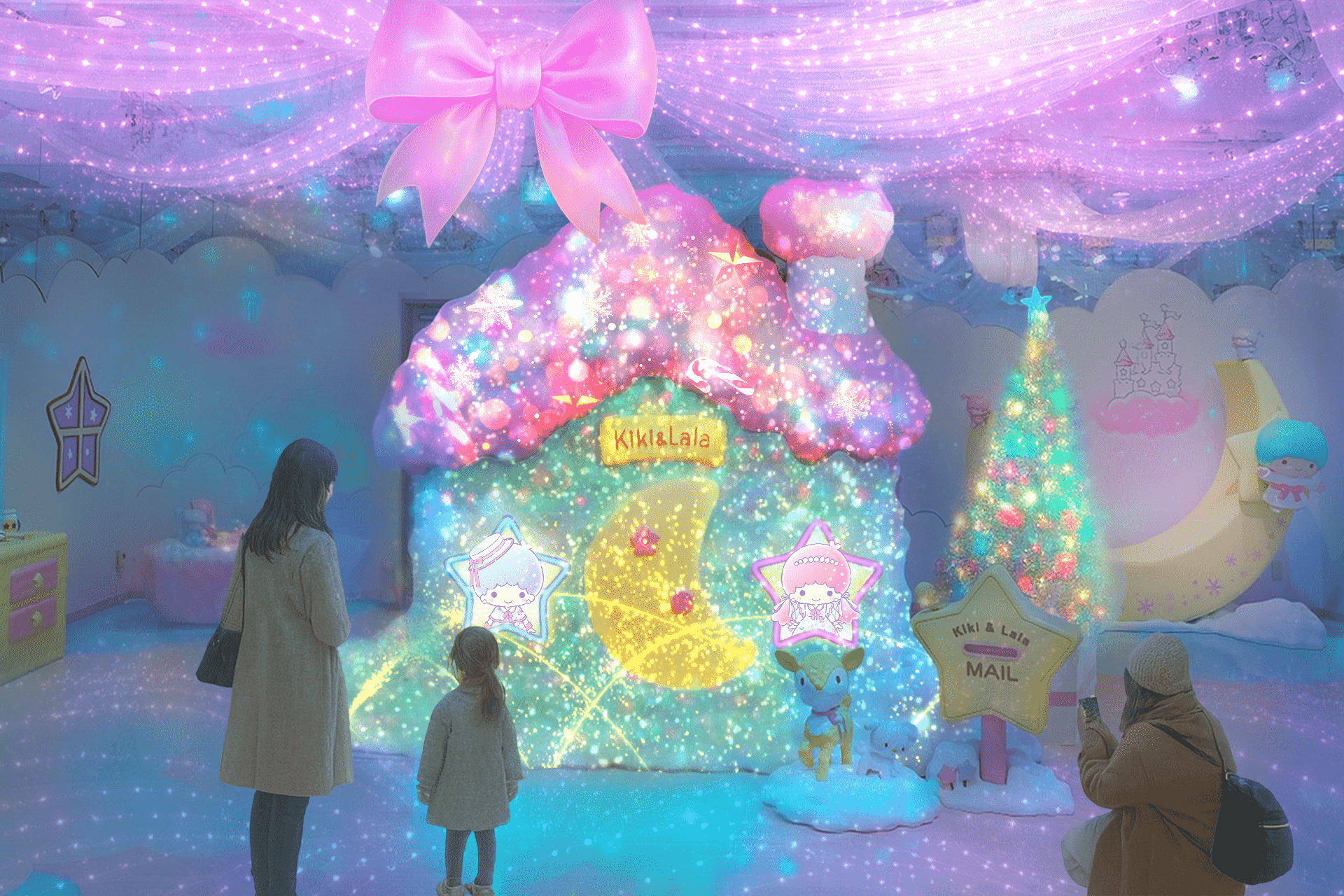 【多摩市】キキ&ララの誕生50周年を記念したイルミネーションイベント、"Twinkle Gift Night" が11月7日から12月25日まで開催されます！