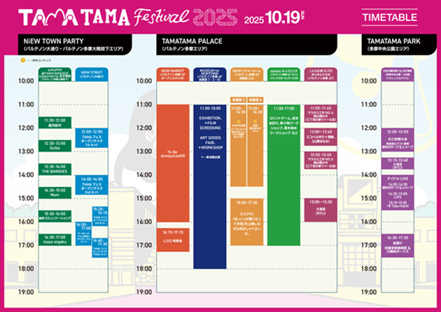 【多摩市】今年も開催!音楽・アート・食があふれるカルチャーの祭典、「TAMATAMA FESTIVAL 2025」が、10月18日、19日で開催されます。