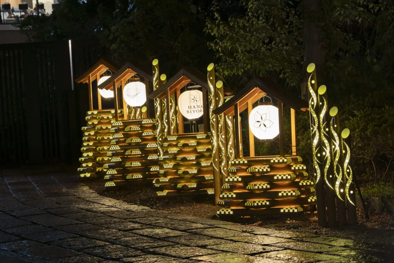 【稲城市】10月23日より、HANA・BIYORIにて「HANAあかり～HANA・BIYORI×竹あかり～」イベントが開催！