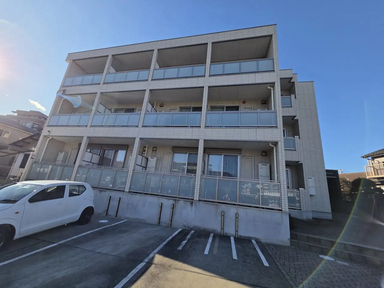 聖蹟桜ケ丘のアパマン管理のアパート